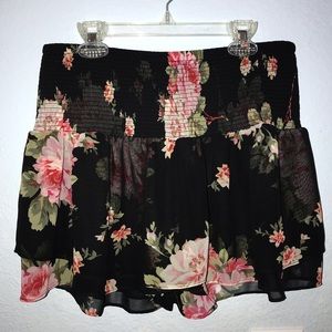 EXPRESS Floral Patterned Skort